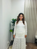 One piece netted dress