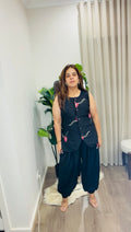 Aarika Embroidered Waistcoat & Balloon Pants Co-Ord Set